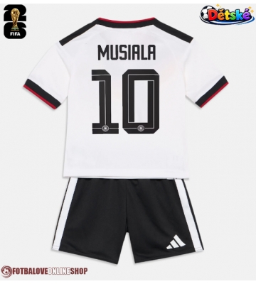 Německo Jamal Musiala #10 Domácí dres komplet pro Děti MS 2026 Krátkým Rukávem (+ Krátké kalhoty)